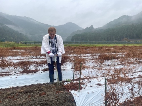 作業中のハロー植田さん