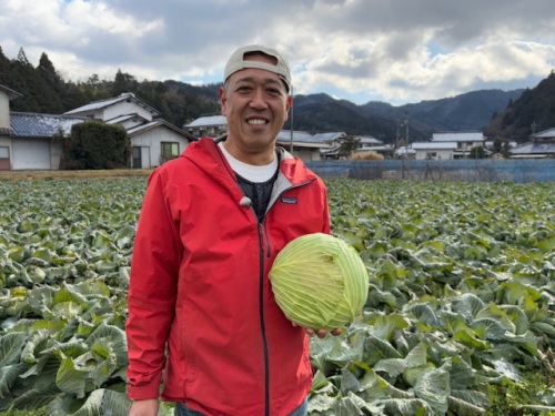 キャベツ生産者 酒井 政徳さん