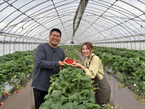 奥山さんと古米リポーター