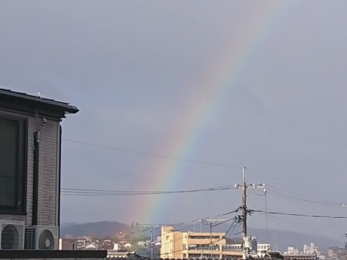 今朝の虹 | 津山市　今井さん