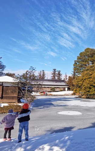 雪の衆楽園 | 津山市　寺坂さん